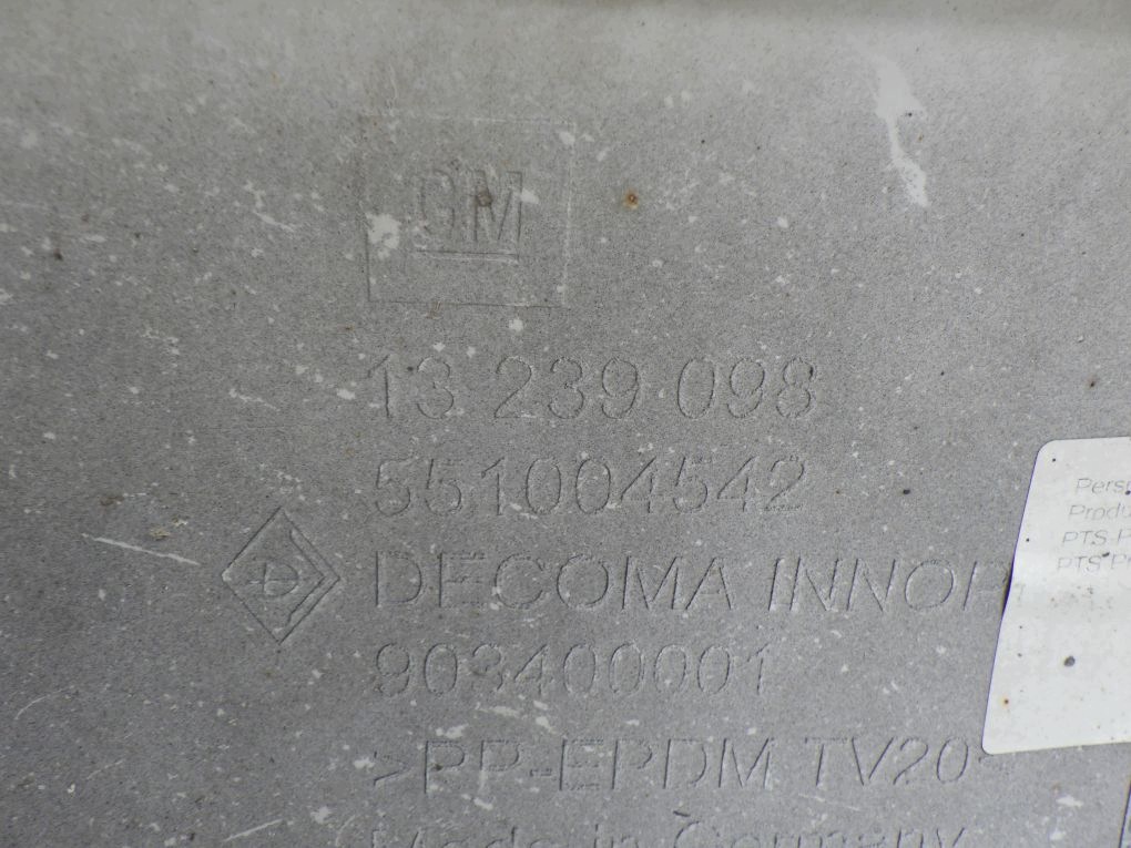 OPEL INSIGNIA A KOMBI bumper rear rear part