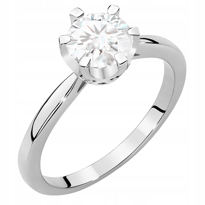 Piękny Złoty Pierścionek 585 z Brylantem 1,06ct