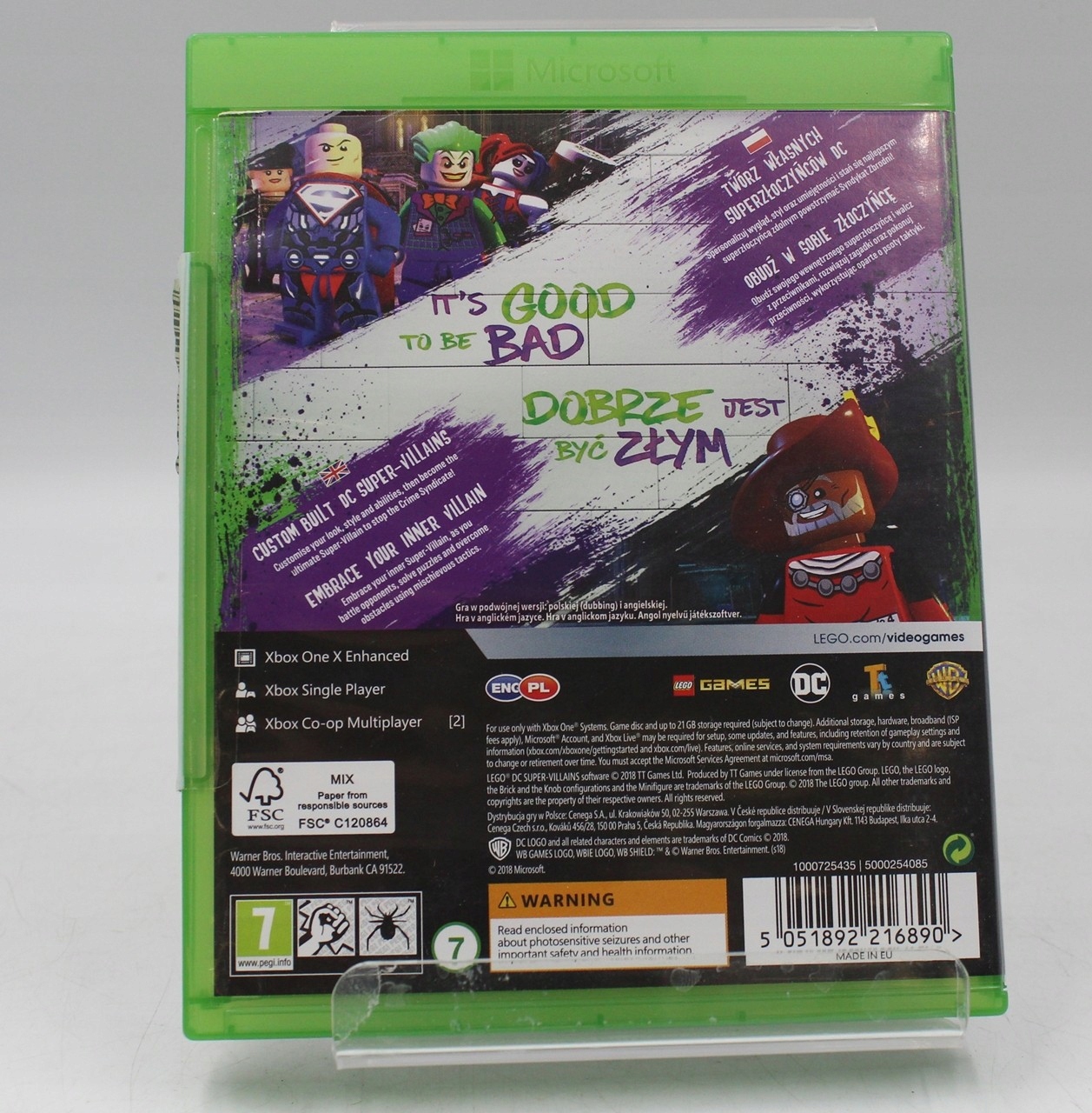 GRA XBOX ONE LEGO DC VIHAINS ZŁOCZŃCY Tytuł LEGO DC Super Villains