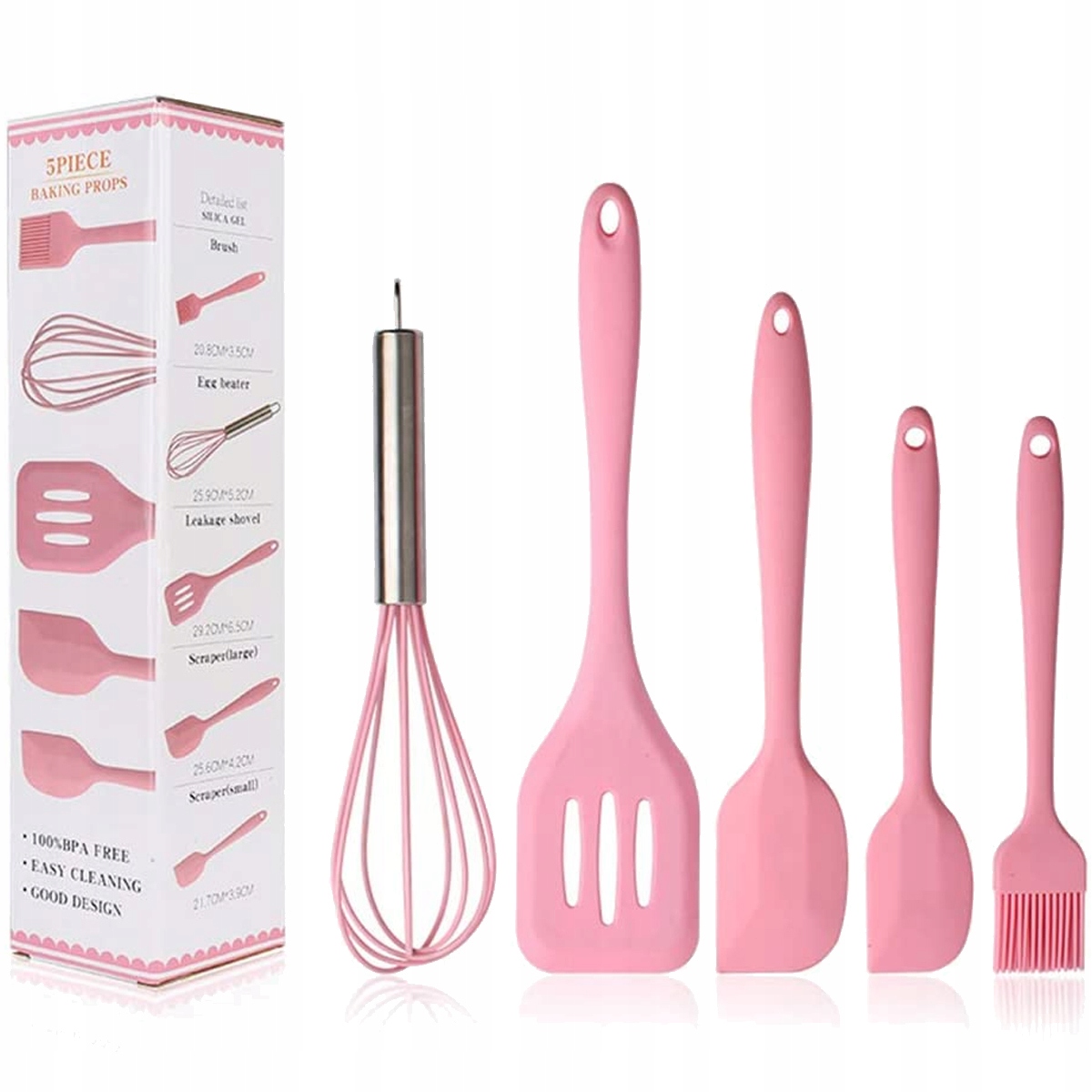 

Przybory Kuchenne Zestaw 5szt Szpatułka Pędzel