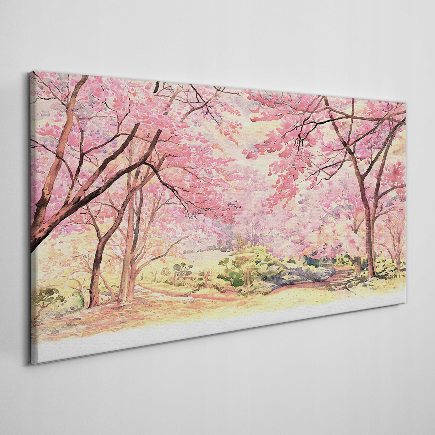 

Nowoczesny obraz na płótnie Las liście 120x60 cm