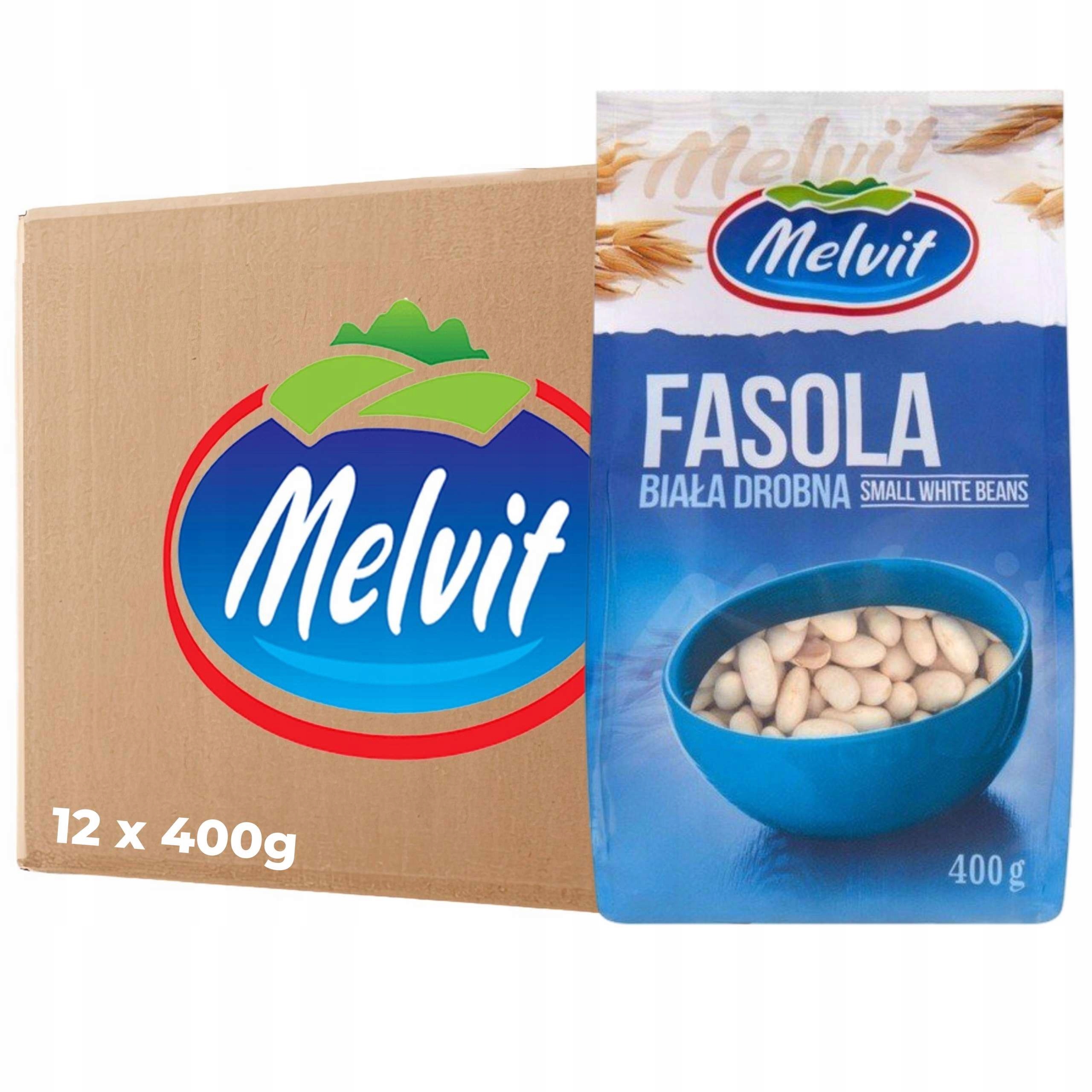 Levně Melvit Malé Fazole bílá 400 g x 12 kusů