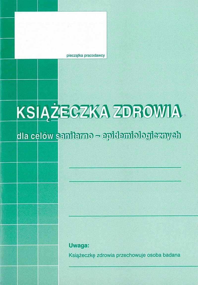 

Druk Książeczka Zdrowia Sanepid 530-5
