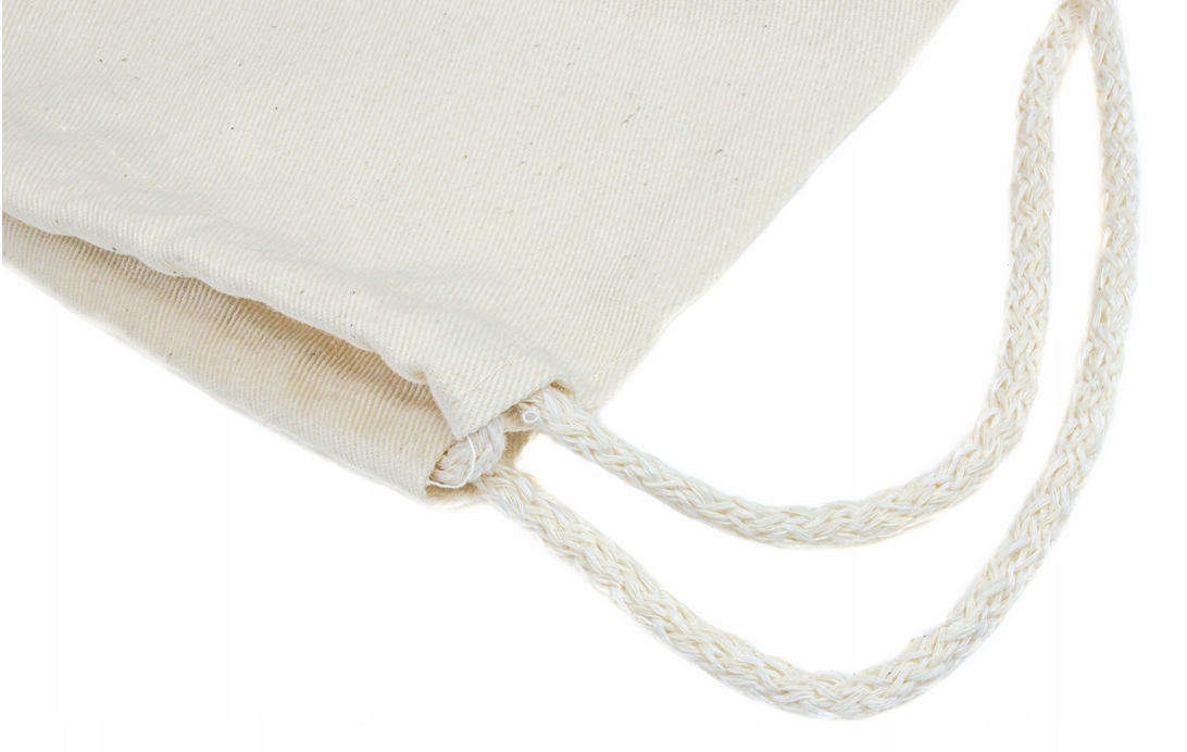 Worek bawełniany naturalny ecru workoplecak kapcie Stan opakowania oryginalne