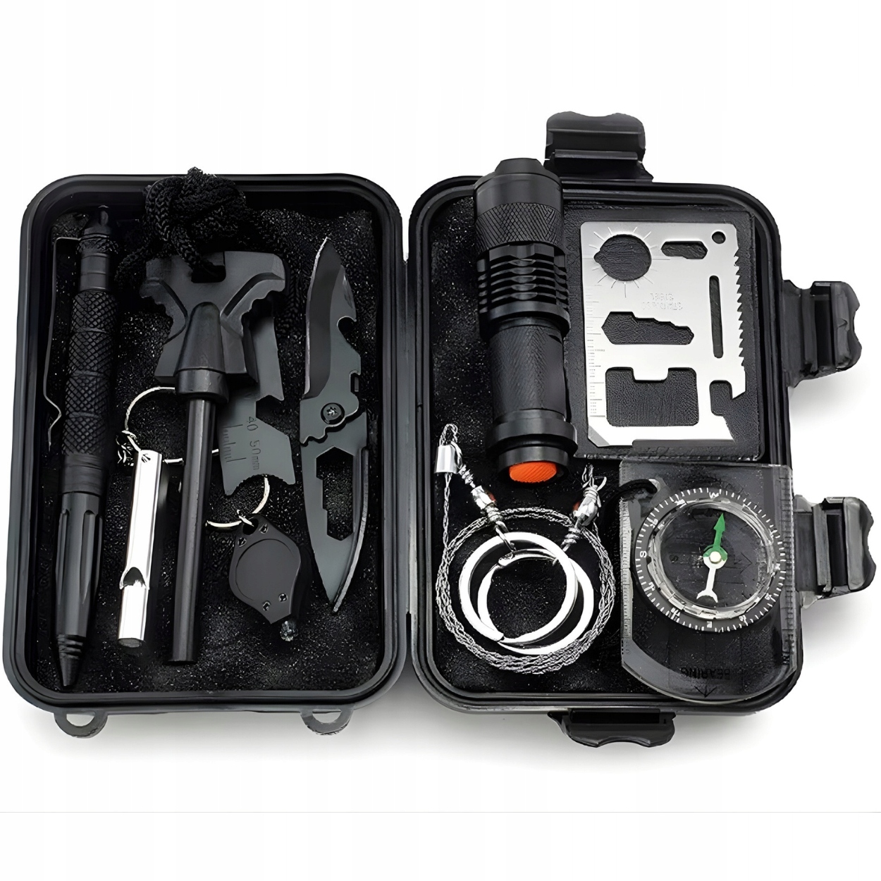 Zestaw Przetrwania STS005 Czarny KP-39544