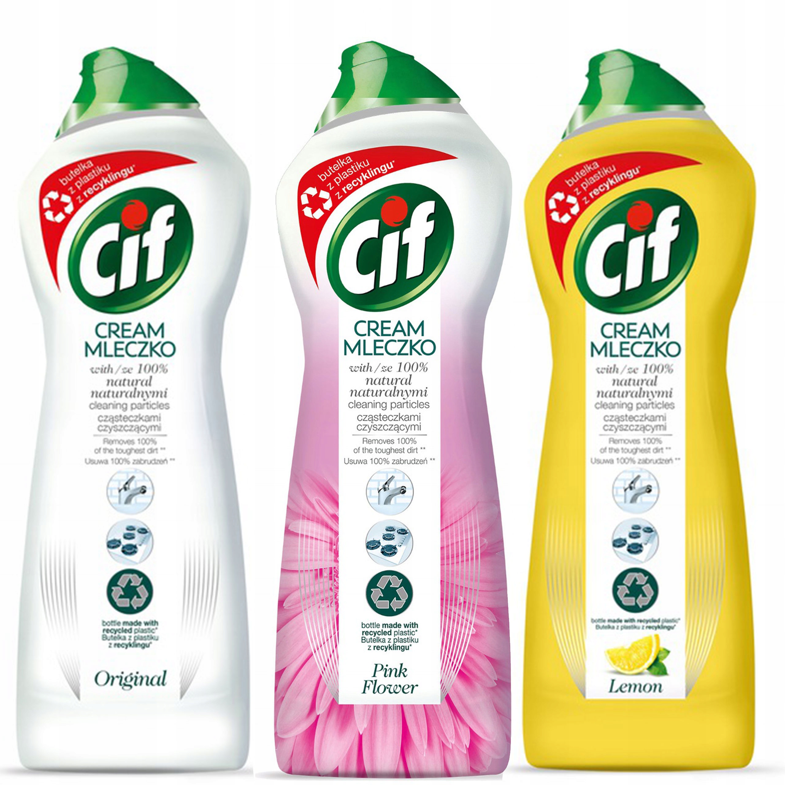 

Cif Cream Mleczko do czyszczenia MIX Zestaw 3x780g