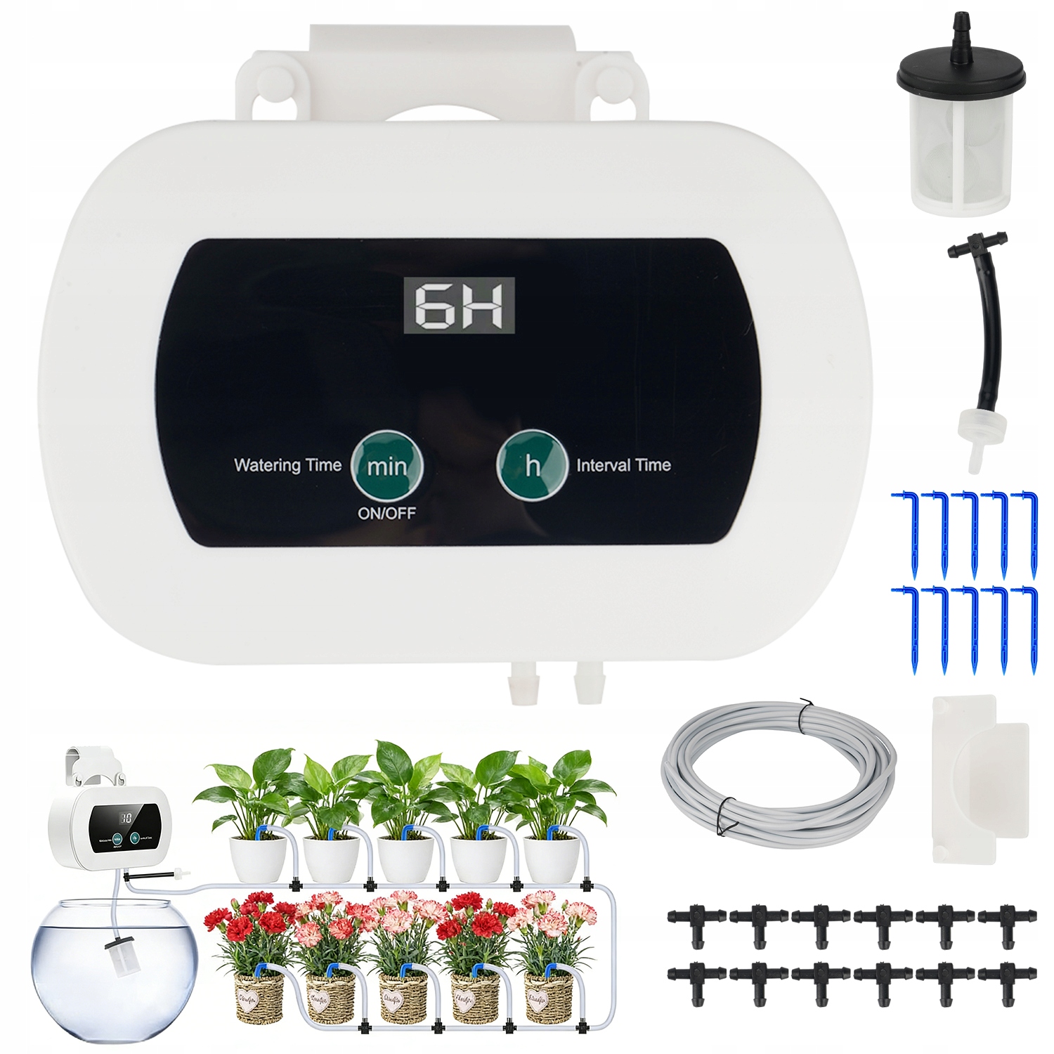 Sada Automatického Zavlažování Pro Zahradní Skleník A Balkonový Časovač