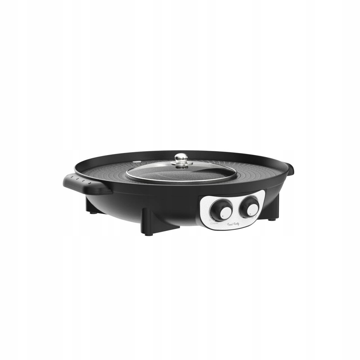 FOOD PARTY Elektryczny Garnek Grill 2w1 BBQ Fondue Raclette XXL 8 Osób — miniatura 4
