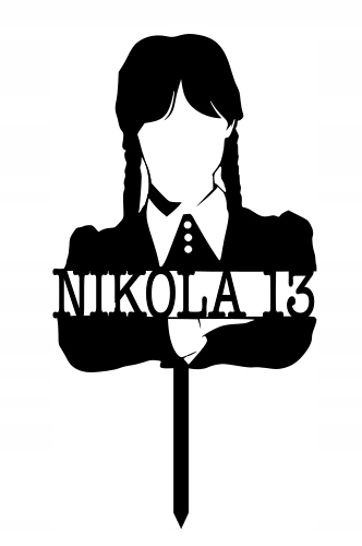 

Topper Wednesday Addams Urodziny Imie Liczba Czarn