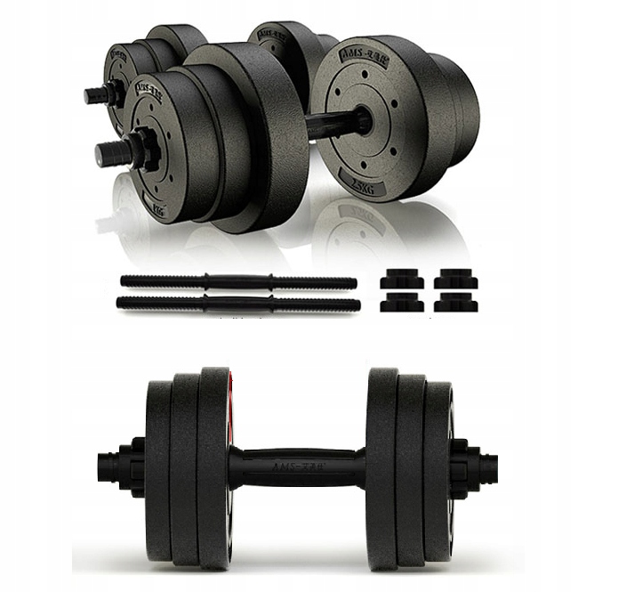 HANTLE 20KG ZESTAW 2X10KG TRENING SIŁOWNIA FITNESS