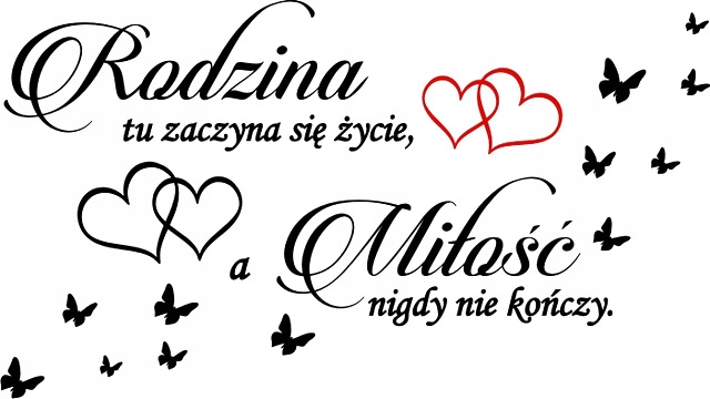 

Naklejka na ścianę, naklejka ścienna napisy nr 123