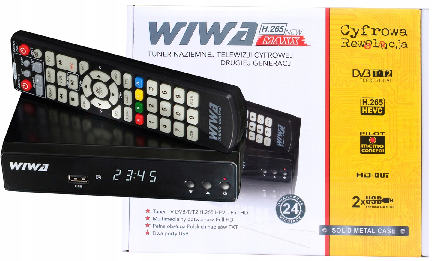 

Dekoder Tuner Naziemna Tv DVB-T2 HEVC/H.265 Maxx