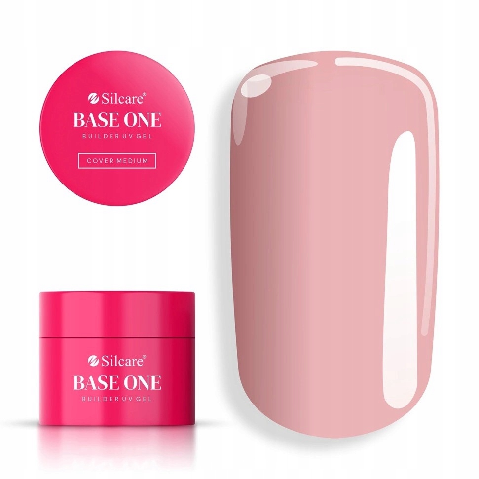 Silcare Base One Gel Stavební Gel Cover Medium 100 G