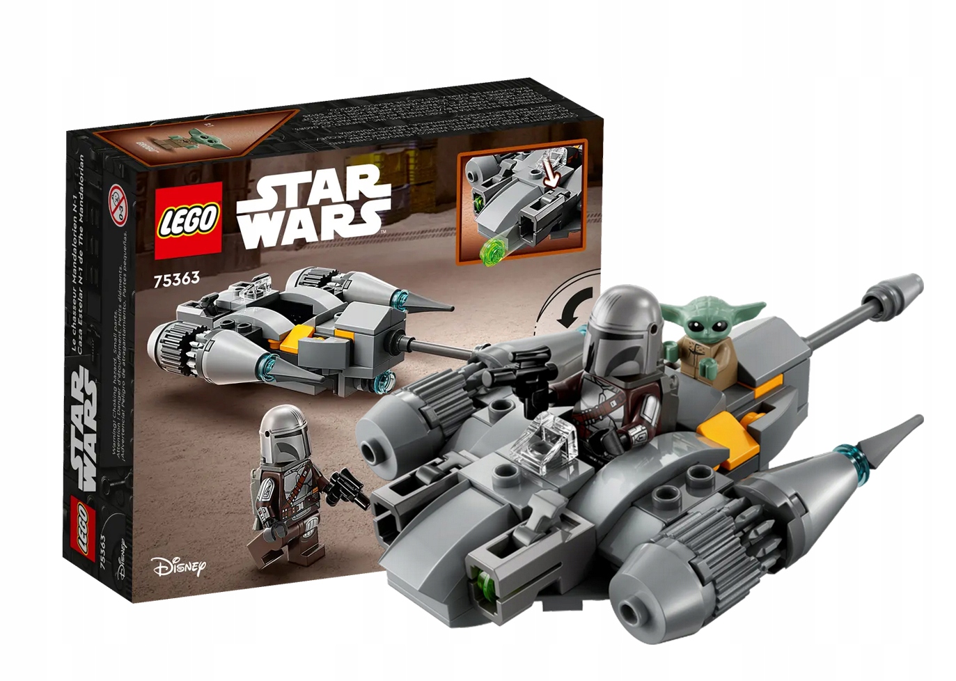 Lego Star Wars – Stíhačka N-1 Mandalorianina v mikroměřítku 75363