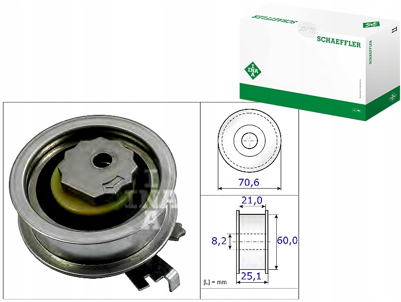 Rolka Napinacza Rozvodového Řemene Ina 04C109479G 04C1