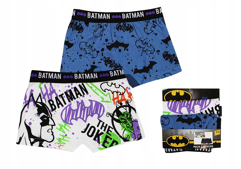 

Batman DC Bokserki Dla Dziecka 2-PAK 2/3 Lata