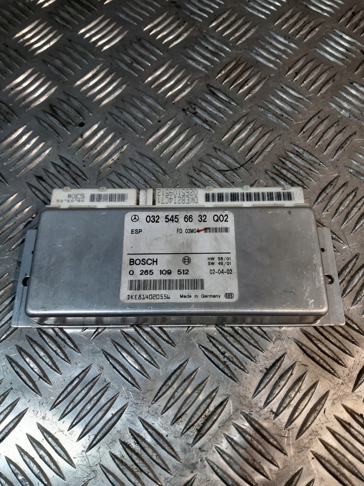 module control unit ESP 0325456632 0265109512 MERCEDES W211 2.2 cdi Q02