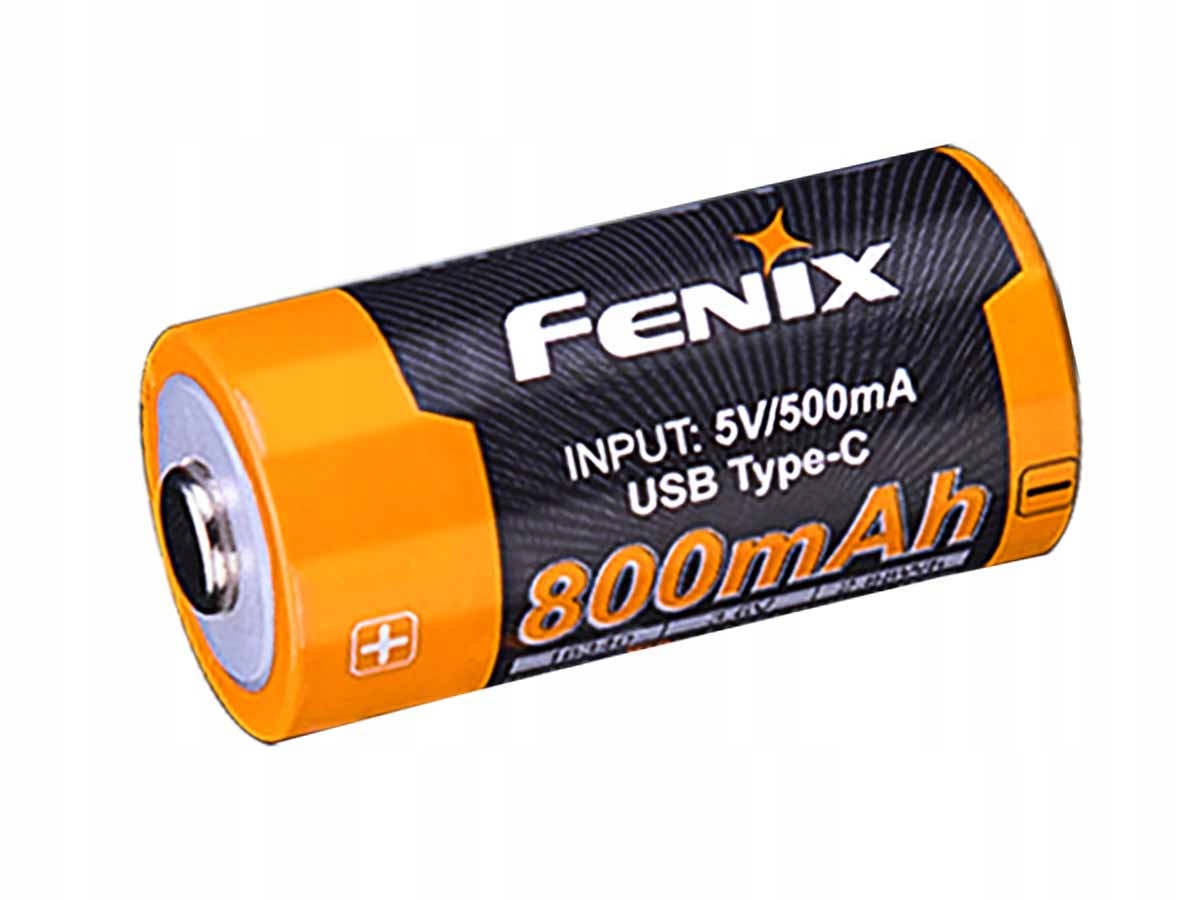 Akumulator Fenix Usb Type-C ARB-L16-800UP L16 16340 800 mAh RCR123 3,6 V