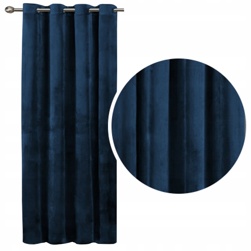 

Zasłony Welurowe Imperial Welur 140x250 granatowy