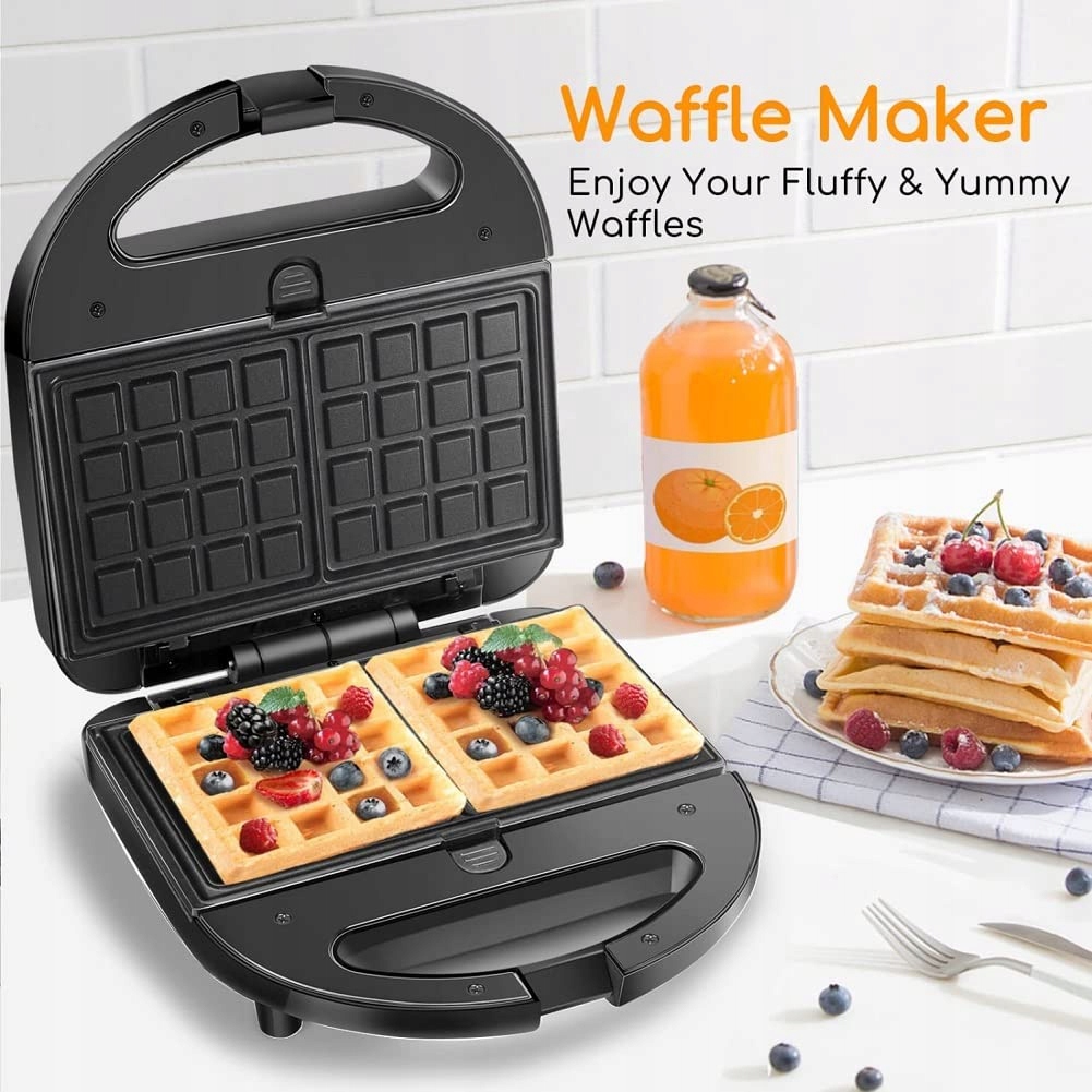 SOKANY Urządzenie 6w1 750W Opiekacz Gofrownica Grill Donut Maker — miniatura 6