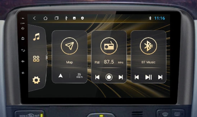 RADIO ANDROID VOLVO S80 2004-2006 NAWIGACJA GPS Złącza AUX minijack RCA Pre-out (przedwzmacniacz) RCA Sub-out (subwoofer) USB