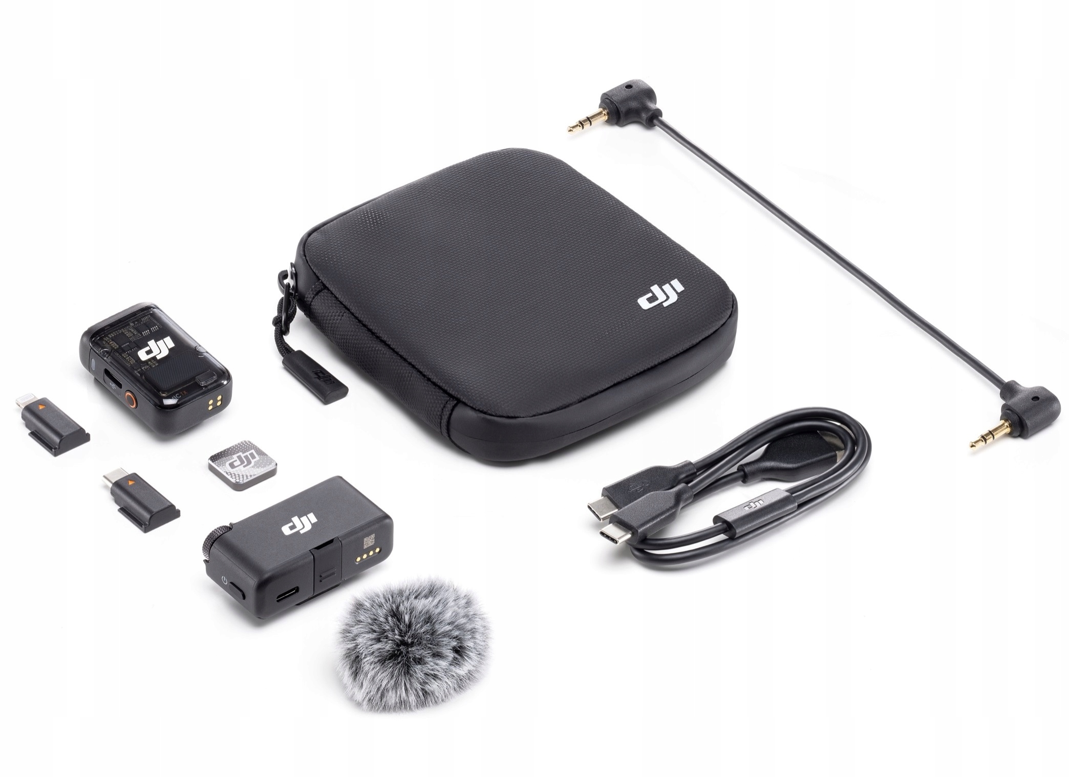 DJI Mic 2 Basic BEZPRZEWODOWY SYSTEM NAGRYWANIA TRANSMISJI AUDIO 1TX + 1RX Stan opakowania oryginalne