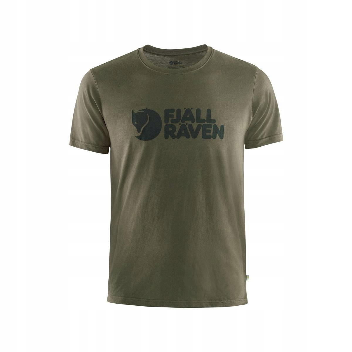 T-shirt myśliwski męski Fjallraven Logo Terracota Brown XL outdoor odzież