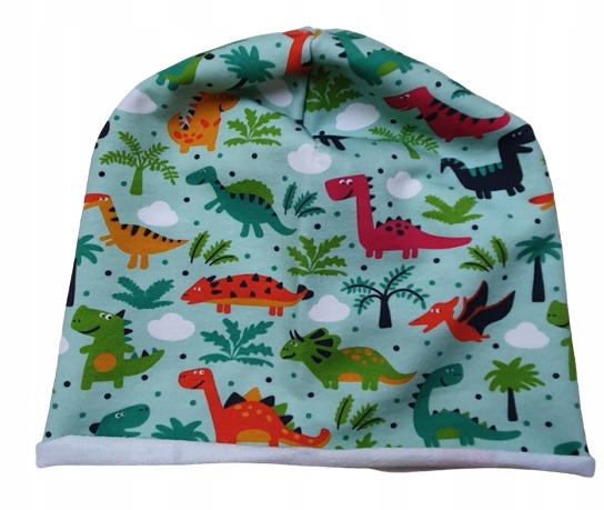 

Czapka wiosenna Dino bawełna czapki Eva Design