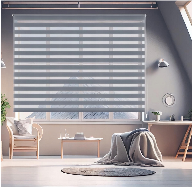 ROLETA SZARA DZIEŃ NOC 55 x 130 cm Marka Sekey