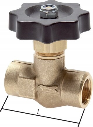 Uzavírací ventil jehlový G 3/4" 100 bar mosaz