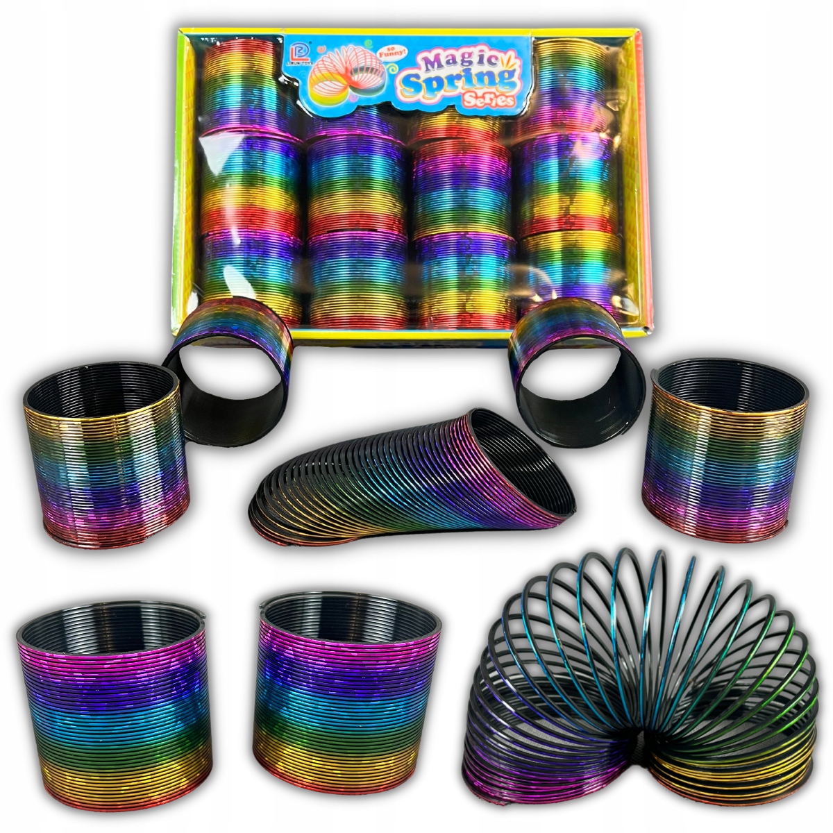 

Magic Springs magiczna Sprężynka tęczowa 7CM