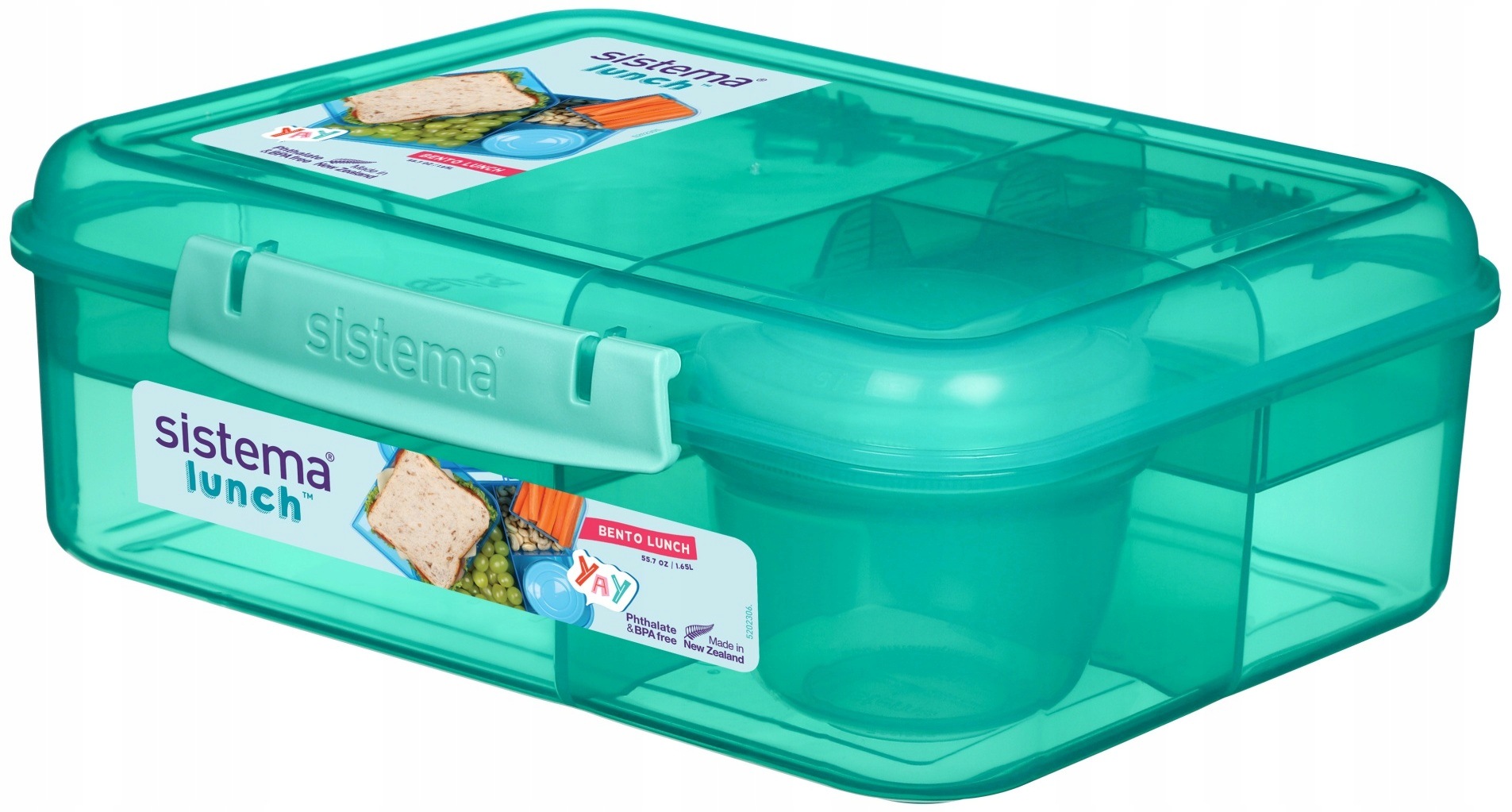Sistema Lunchbox Pojemnik Śniadaniówka Do Szkoły Pracy Bento Cube 1.65 L