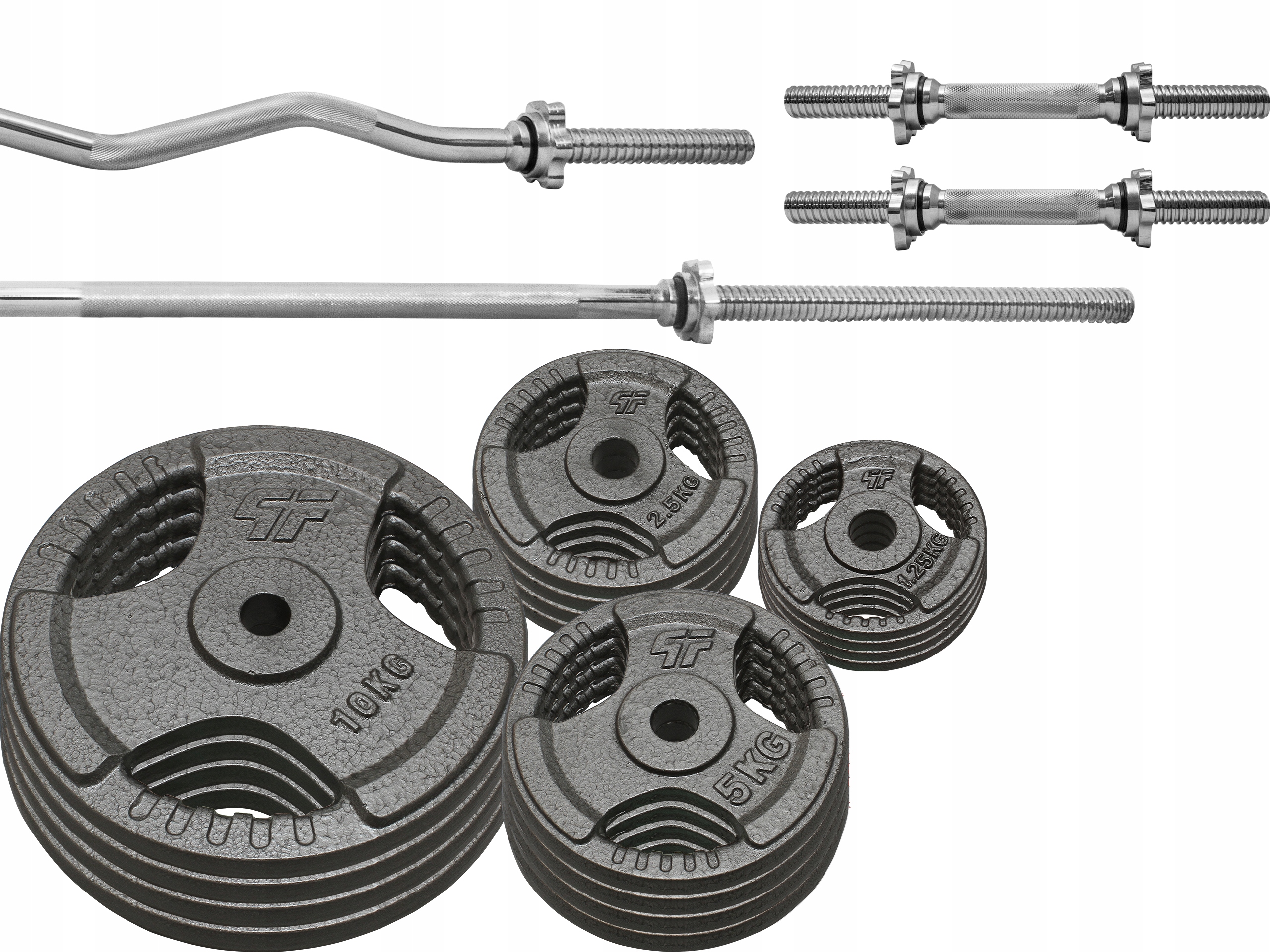 

Zestaw 96KG Obciążenie Żeliwne 29MM 4 Gryfy 28mm