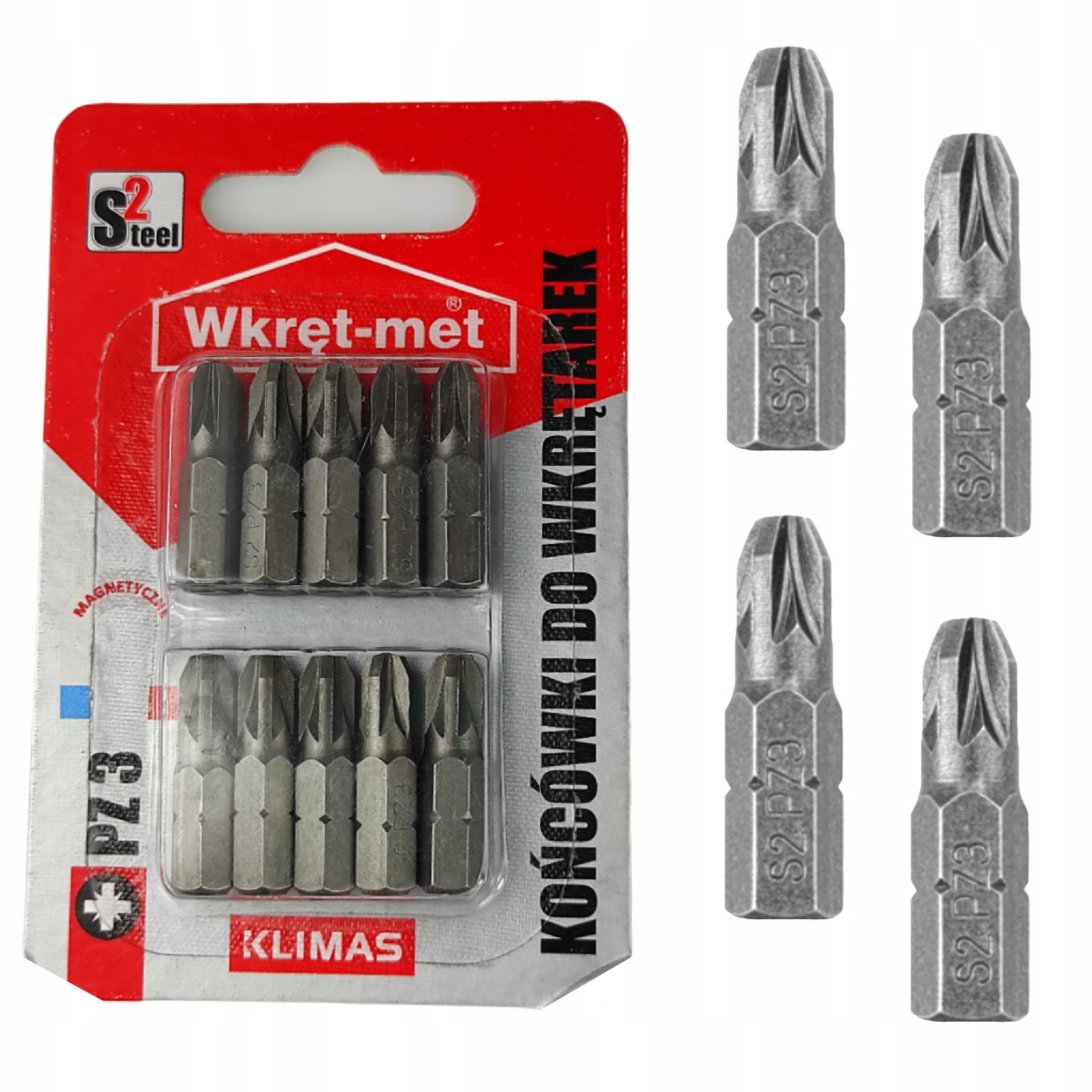 

Zestaw Końcówek Do Wkrętarki Bity PZ3 dł. 25mm