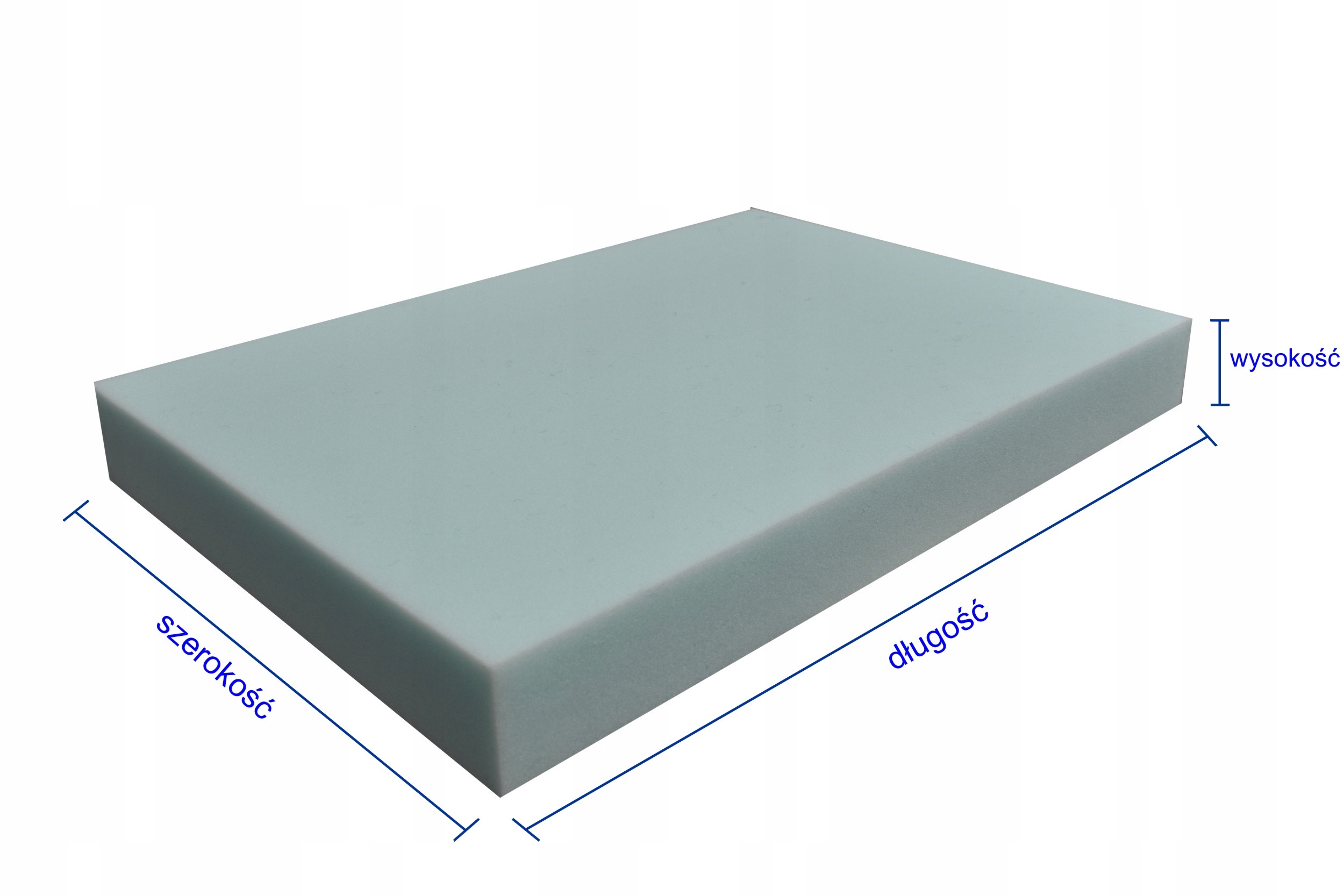 PIANKA TAPICERSKA T35, GĄBKA MEBLOWA, NA DOWOLNY WYMIAR, GRUBOŚĆ 3 CM Marka inna