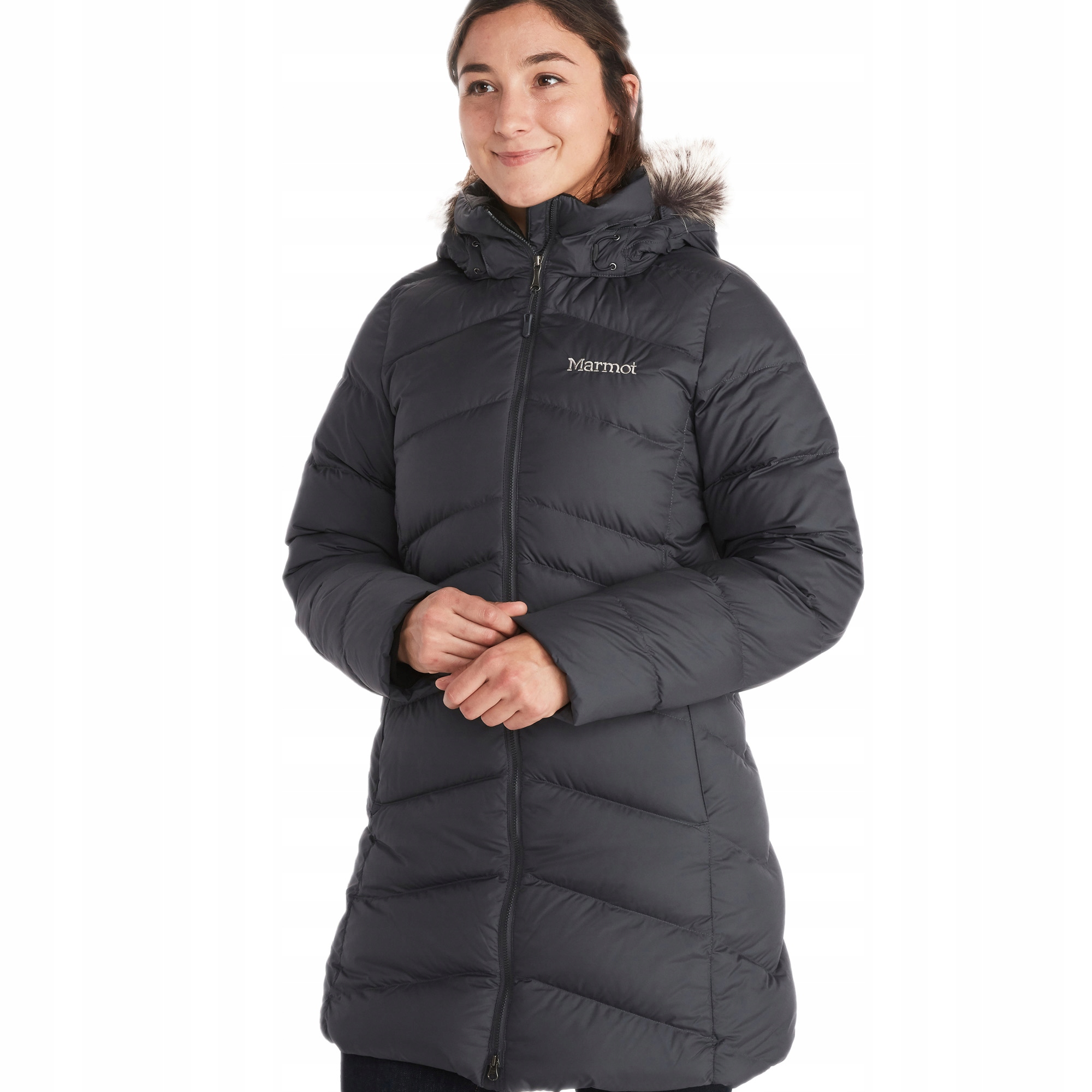 Kurtka puchowa damska Marmot Montreal Coat szara 78570 S