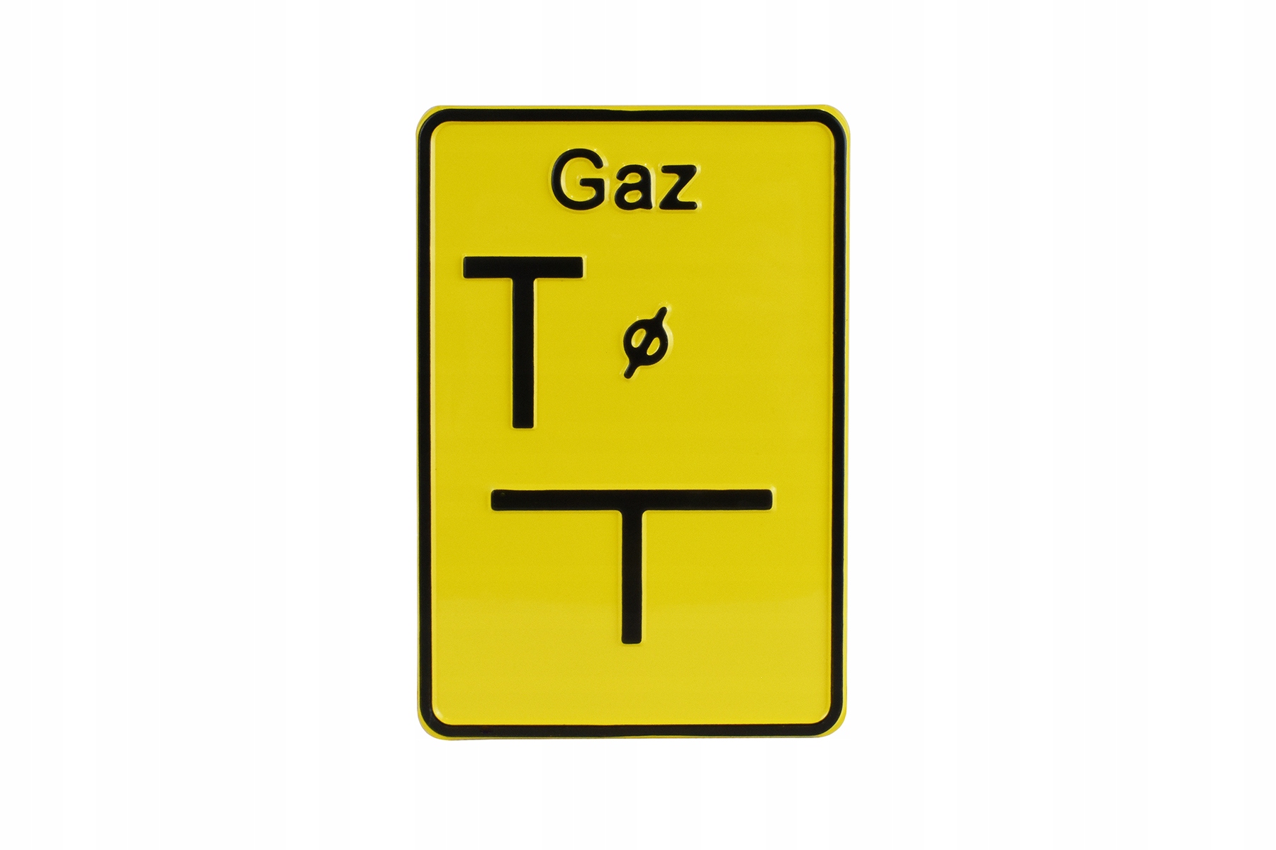 

Tabliczka oznaczeniowa Gaz T 14x20 cm odgałęzienie
