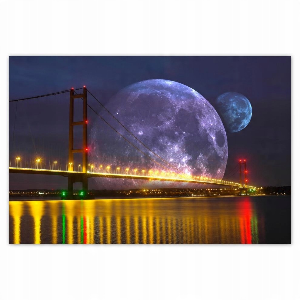 

Plakat 93x62 Dostojny księżyc Most
