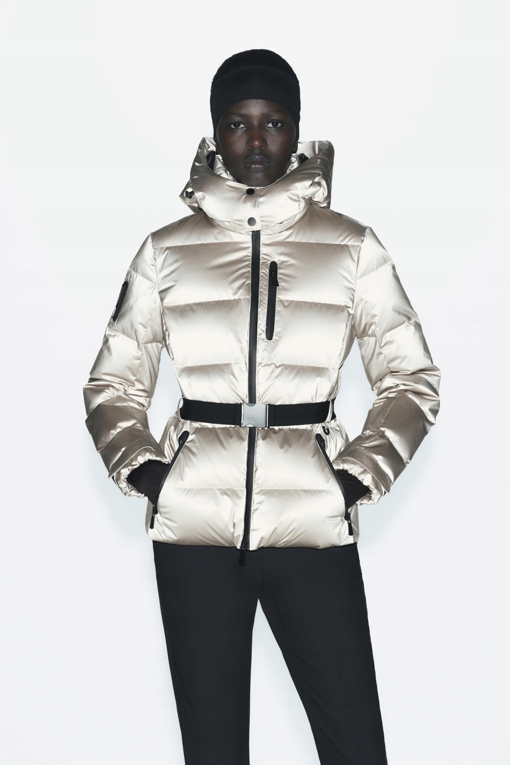 ZARA KURTKA PUCHOWA WATER RESISTANT WIND PROTECTION RECCO SKI