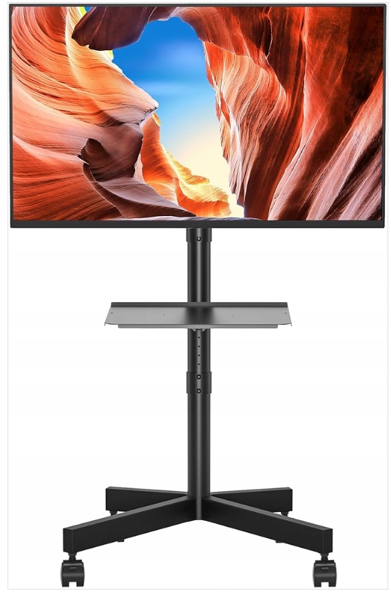 Bontec Mobilny Stojak Tv na Kółkach do Telewizorów