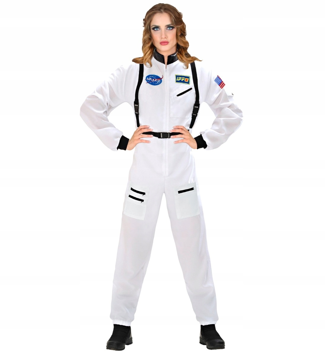Kostým Astronautka Bílý Oblek Kosmonauta Astronaut XL