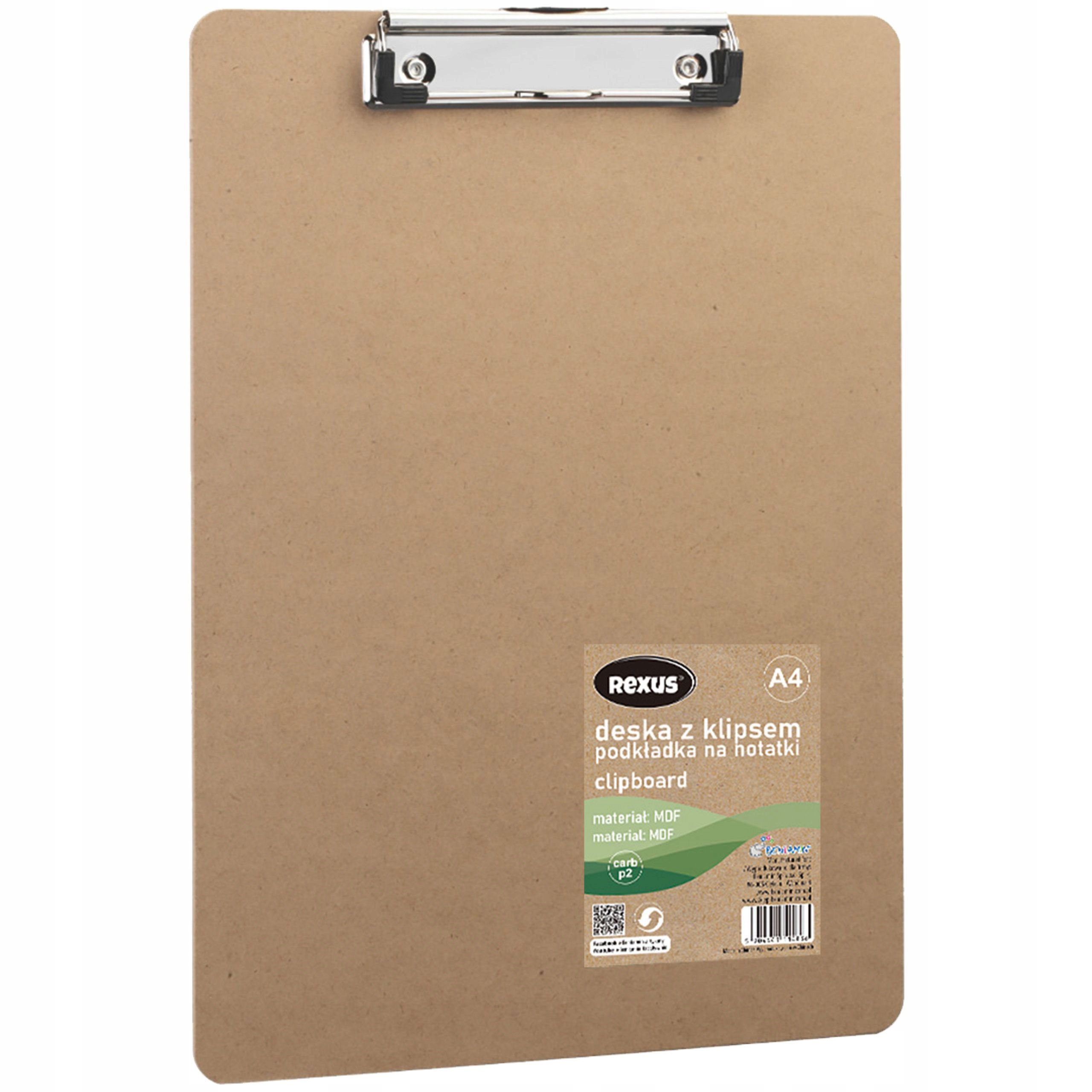 

Podkładka Z Klipsem Rexus A4 Eko Eco Clipboard