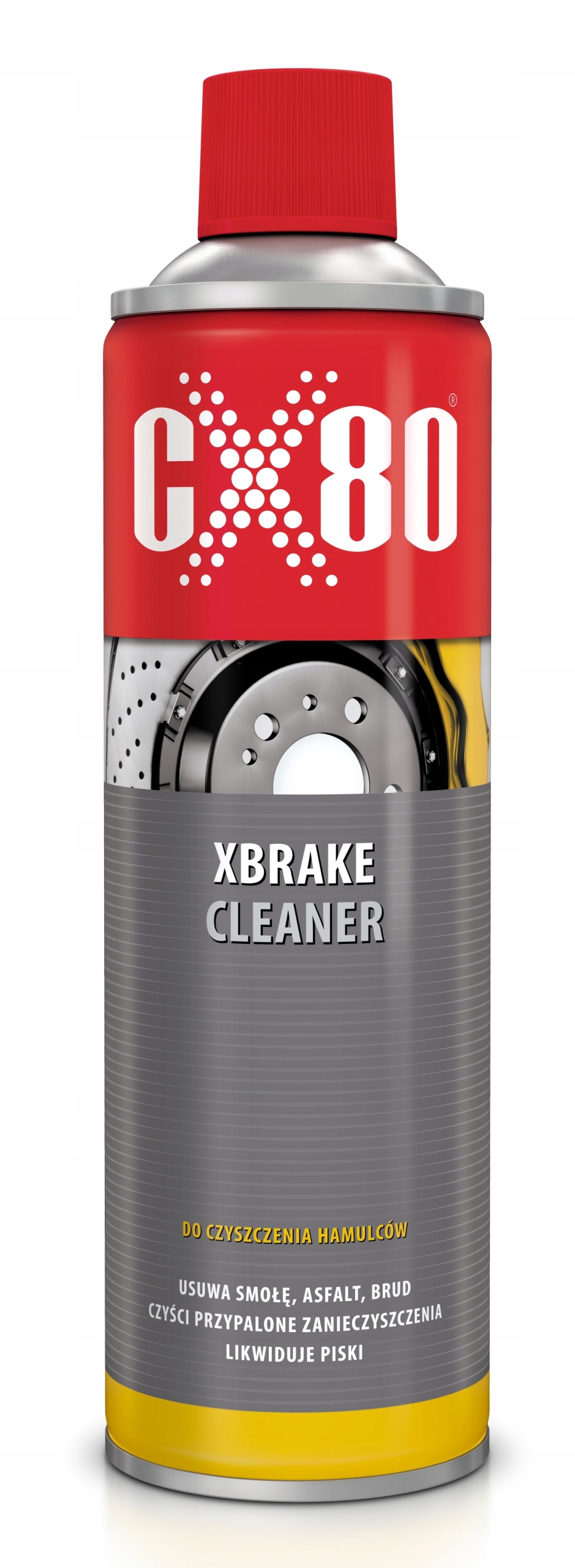 CX80 Xbrake Cleaner Spray do czyszczenia hamulców Odtłuszczacz 600ml