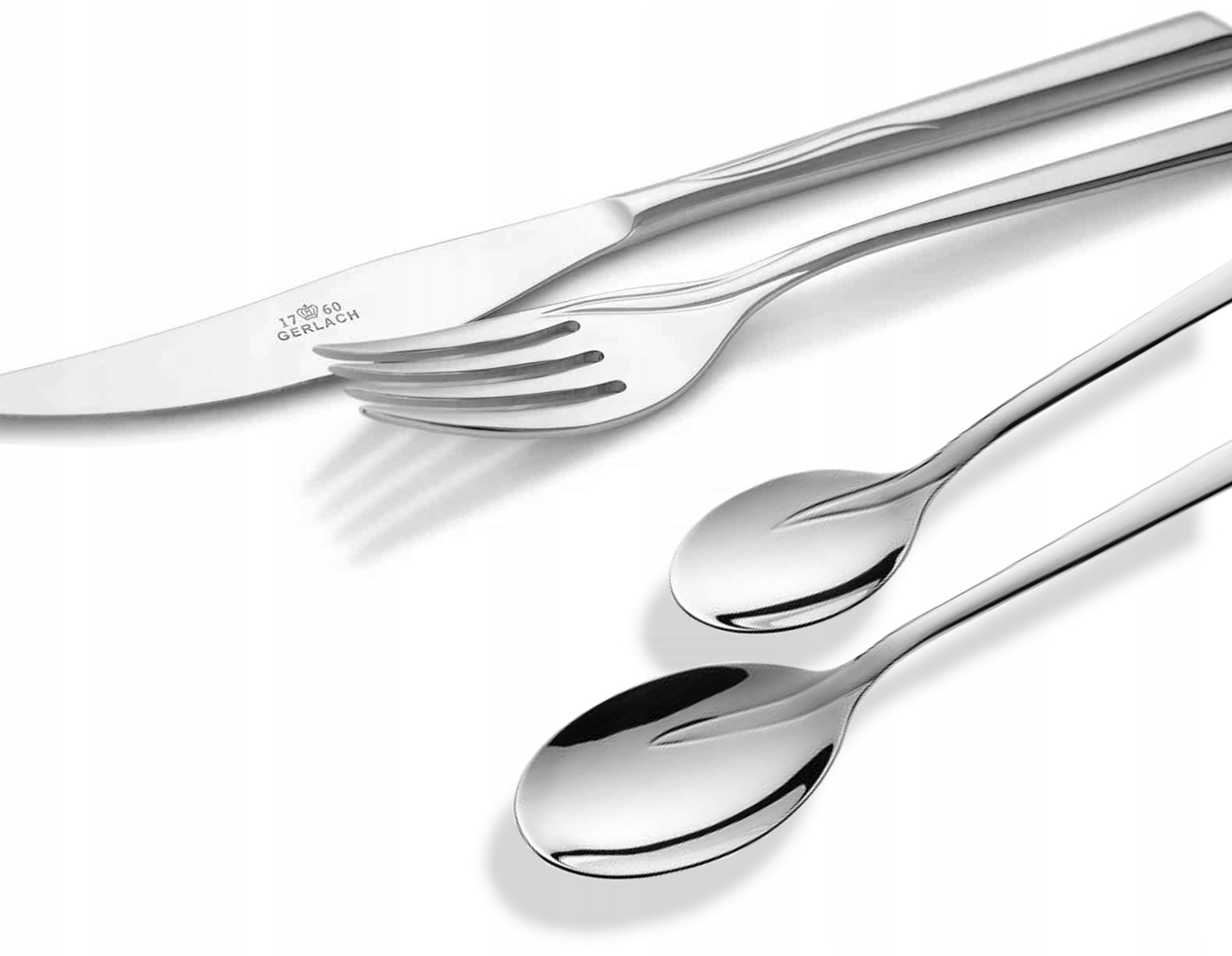 GERLACH KOMPLET ZESTAW SZTUĆCÓW SZTUĆCE PUDEŁKO POŁYSK FLAMES 6 OSÓB 24 EL Liczba osób 6