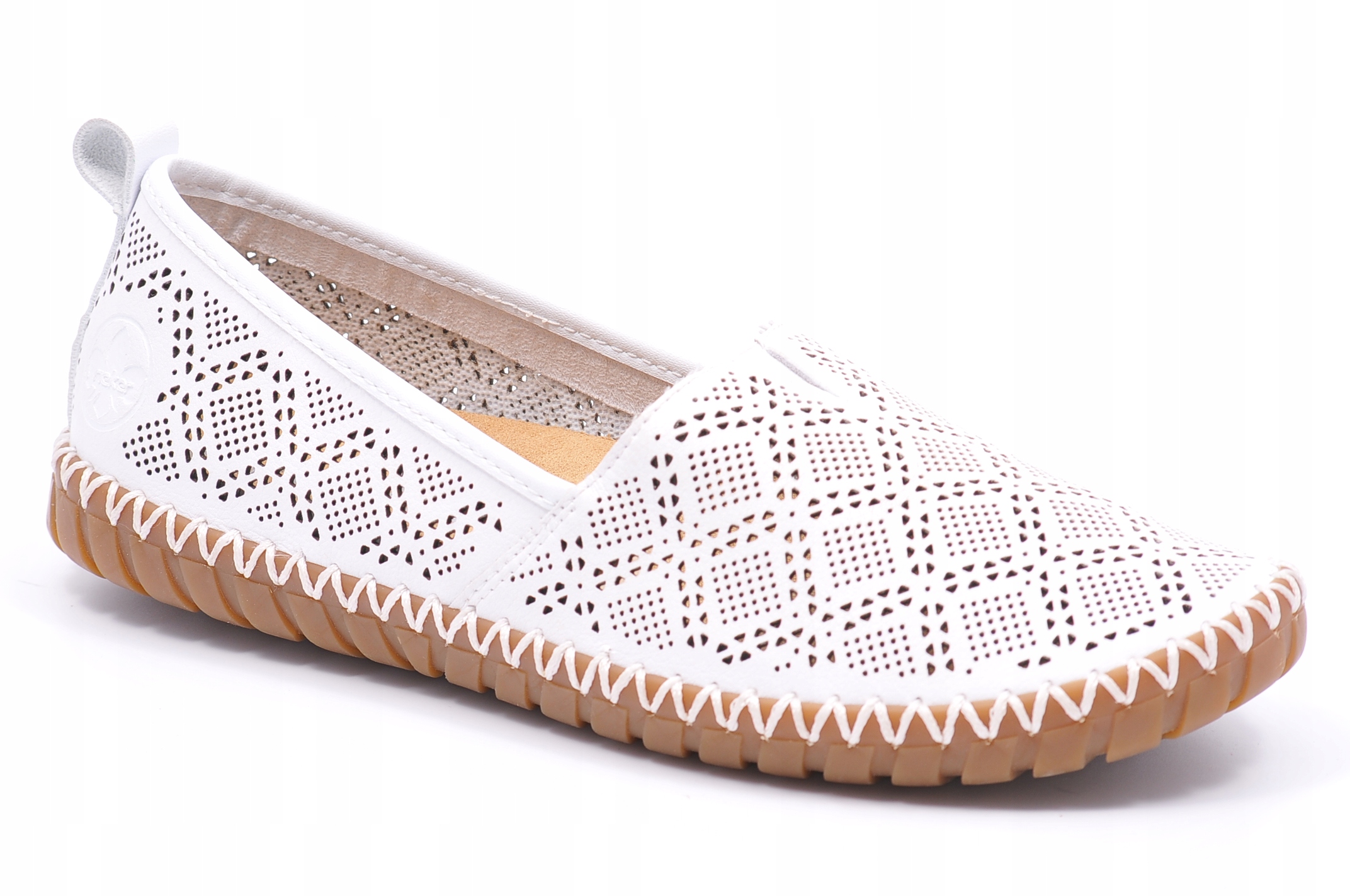 Rieker M2851-80 Bílé boty Velikost 39