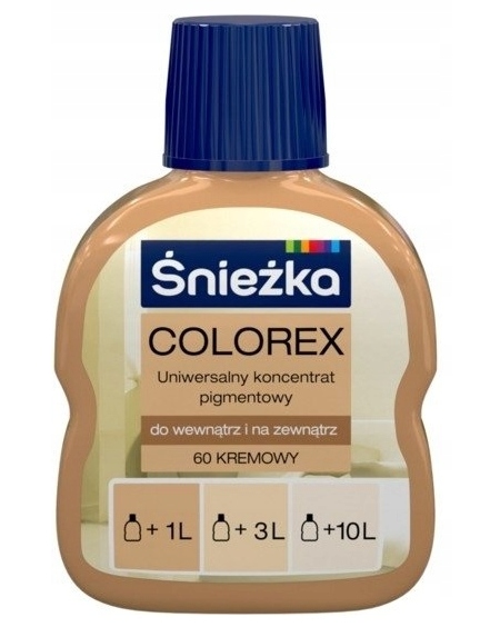 

Colorex Śnieżka Pigment Do Farb 100ml Kremowy