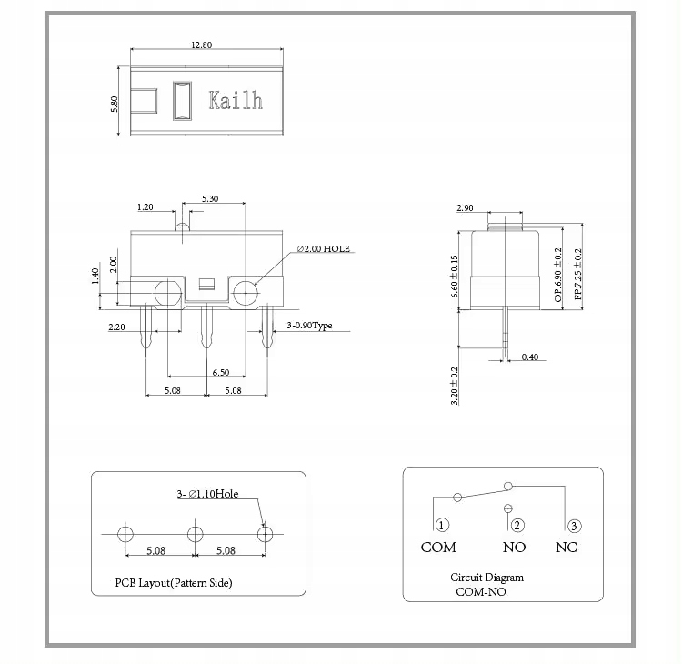 Kailh GM8.0 przełącznik do myszki Symbol GM 8.0