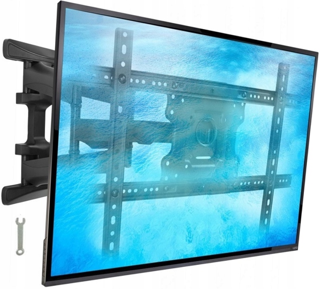 Otočný Černý Ocelový Bezpečnostní Držák Pro Televizor 50 Palců Samsung