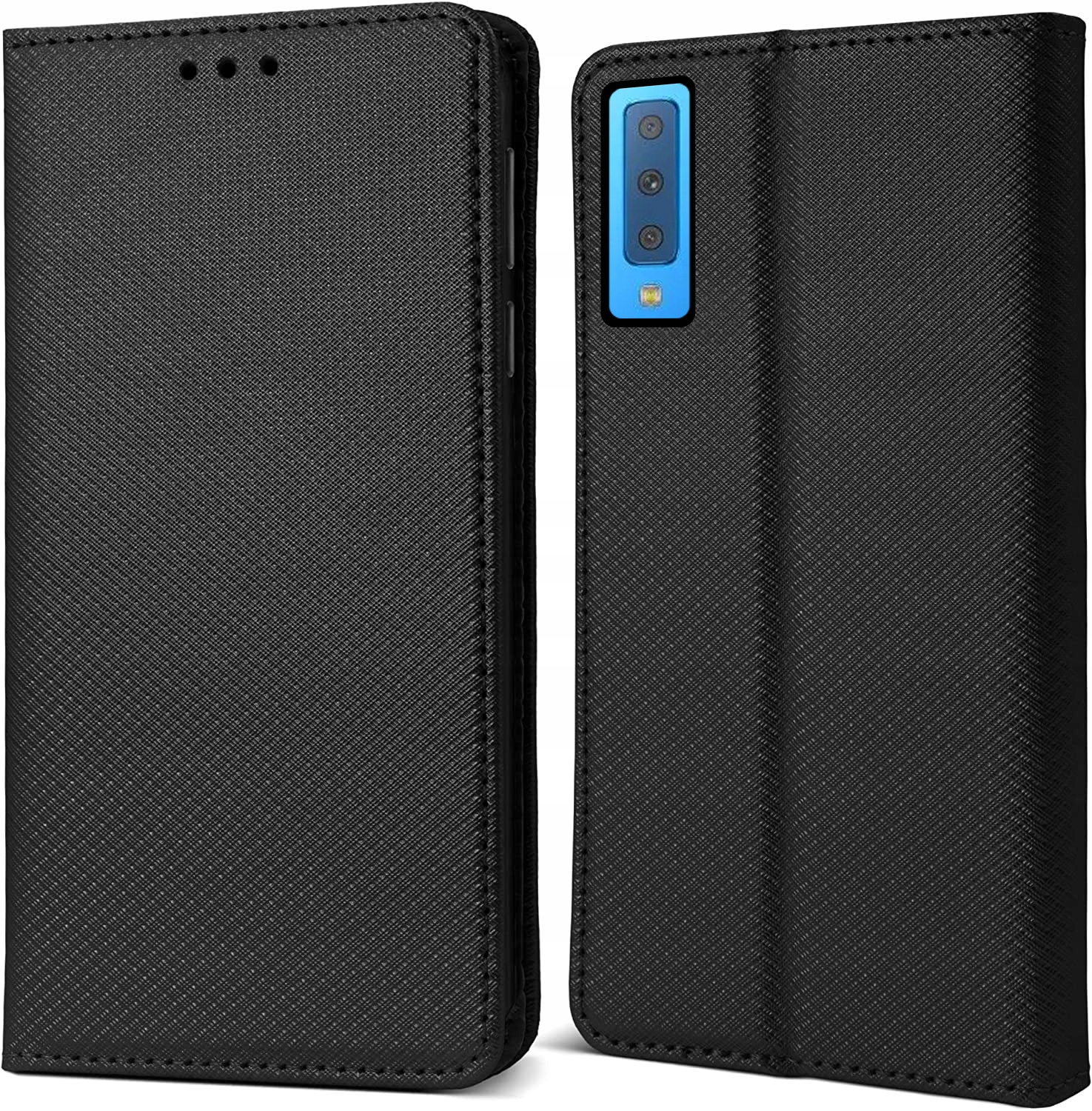 

Etui na Samsung Galaxy A7 2018 Magnet Smart +szkło