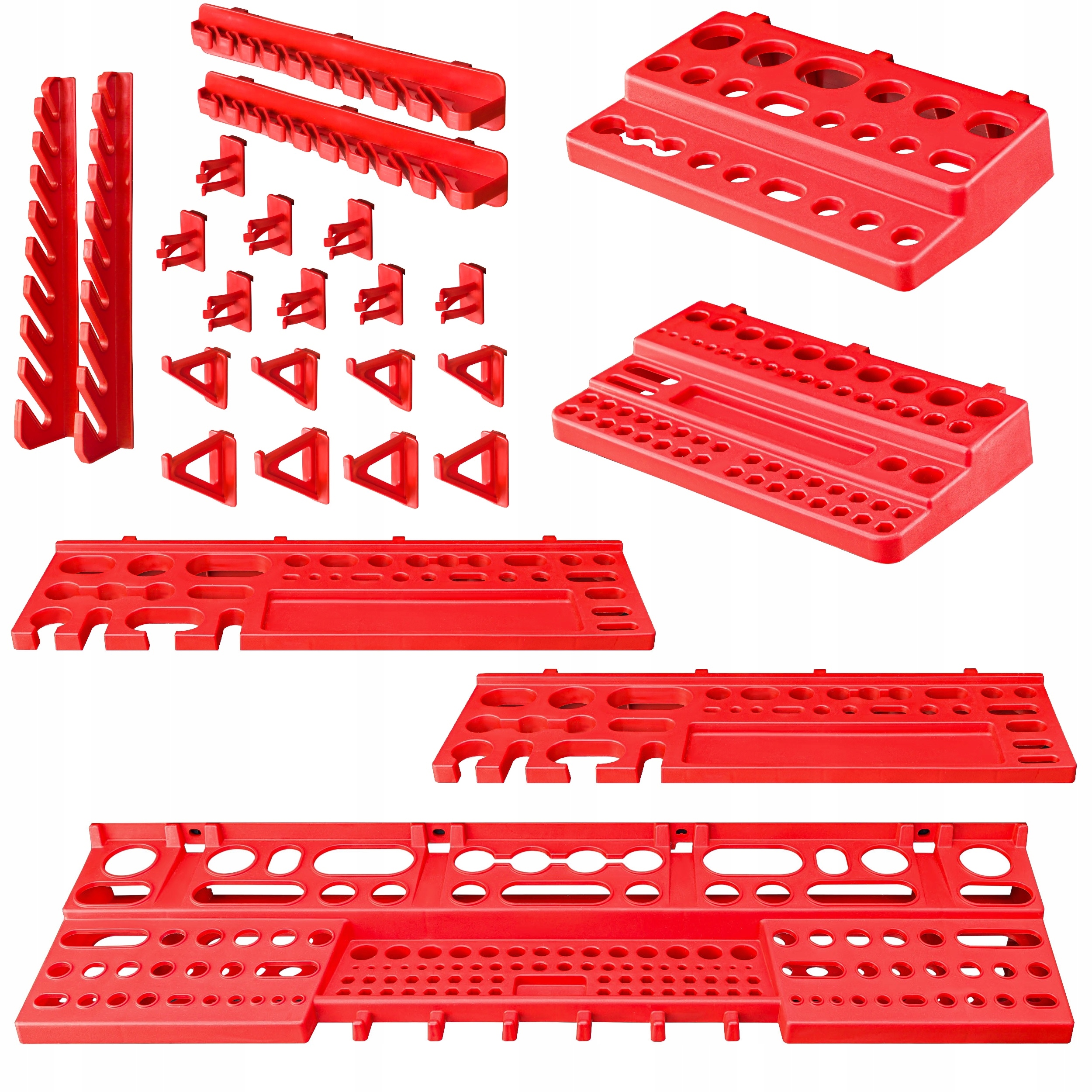 Tablica narzędziowa 172x78 cm | 78 Kuwet | ścianka Rodzaj tablica z elementami